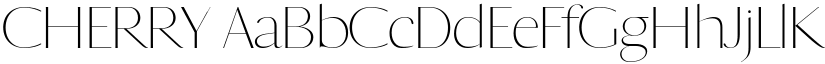 CHERRY font