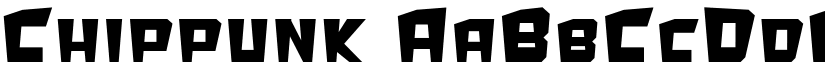 Chippunk font