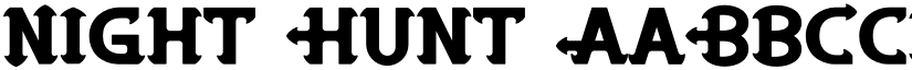 Night Hunt font