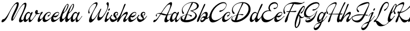 Marcella Wishes font