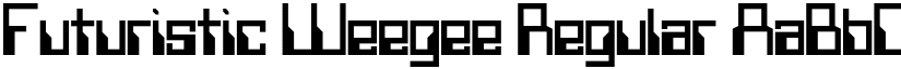 Futuristic Weegee font download