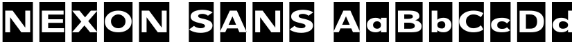 NEXON SANS font