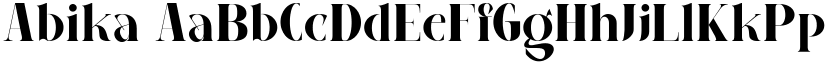 Abika font