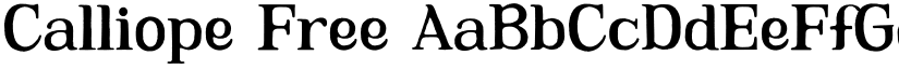 Calliope Free font