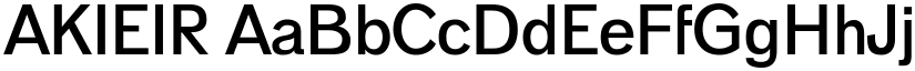 AKIEIR font download