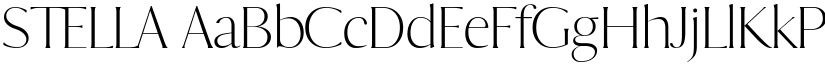 STELLA font