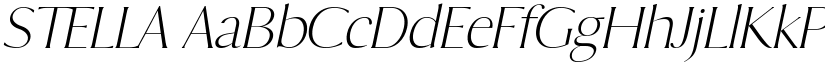 STELLA font