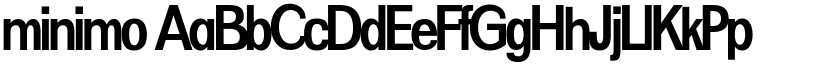 minimo font download