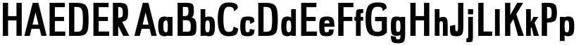HAEDER font download