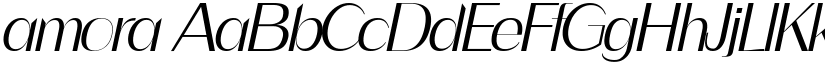 amora font