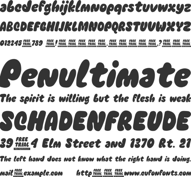 Quickly font preview