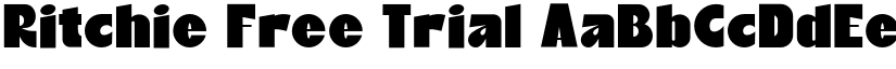 Ritchie Free Trial font download