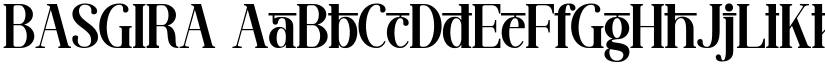 BASGIRA font