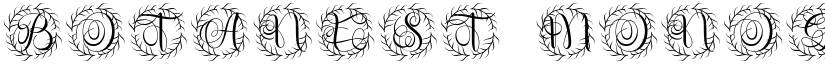 Botanest Monogram font download