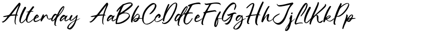Alterday font download