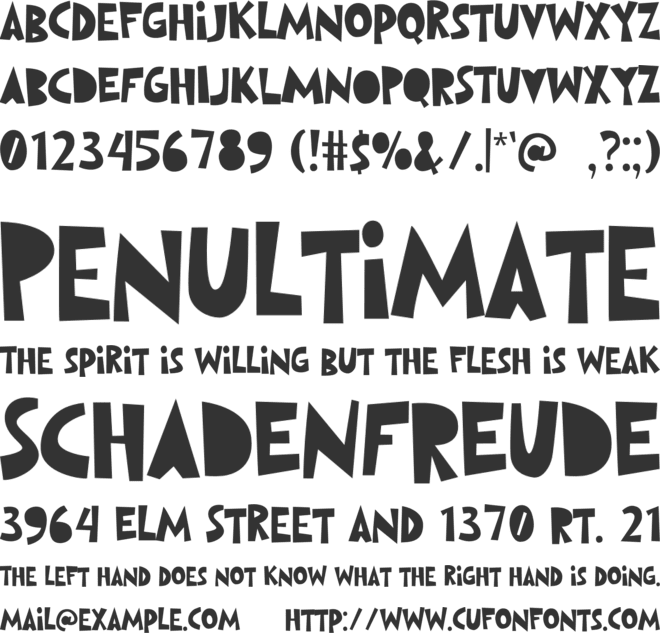 Blockosuto font preview