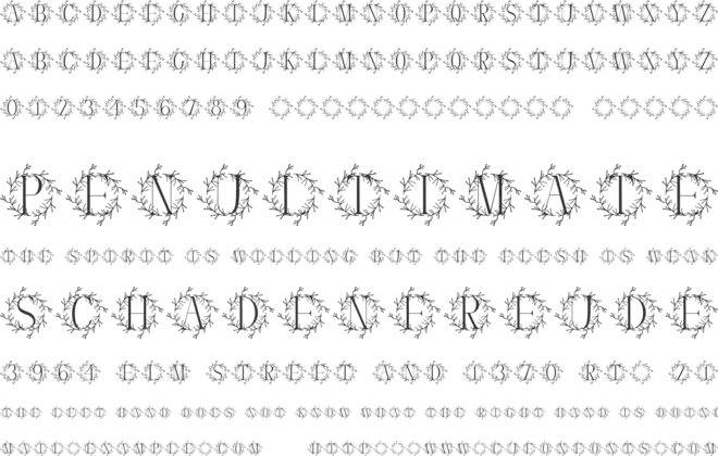 Greenquill Monogram font preview