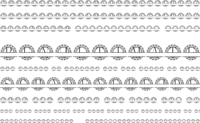 Twine Split Monogram font preview