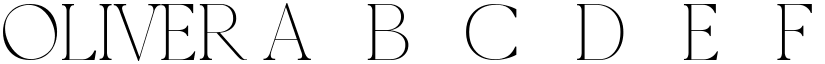 OLIVER font