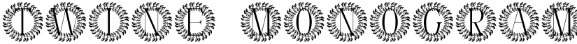 Twine Monogram font