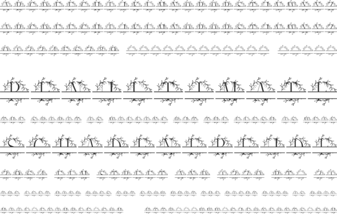 Greenquill Split Monogram font preview