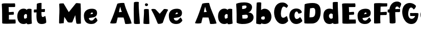 Eat Me Alive font download