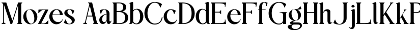 Mozes font download