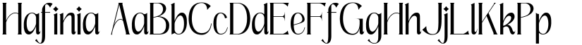 Hafinia font