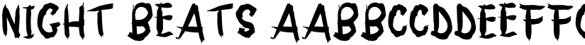 Night Beats font