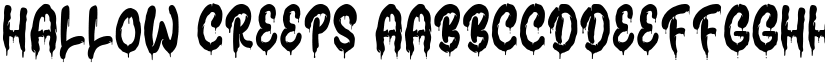 Hallow Creeps font