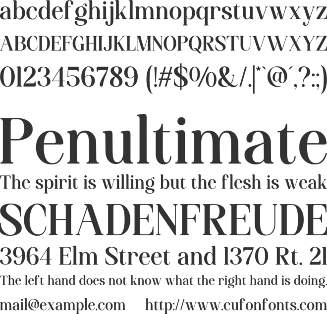 Funky Vintage font preview