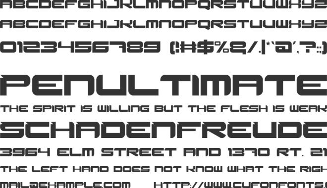 Monark Slabs font preview