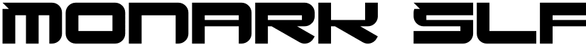 Monark Slabs font