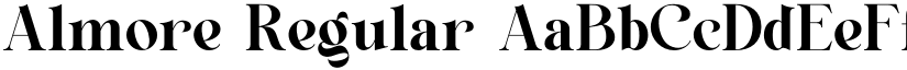 Almore Regular font