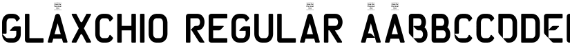Glaxchio Regular font