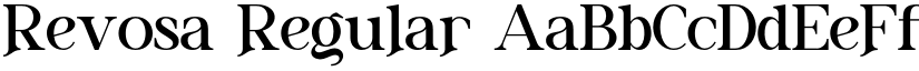 Revosa font download
