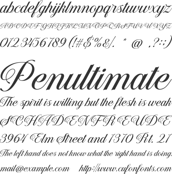 Chetta Money font preview