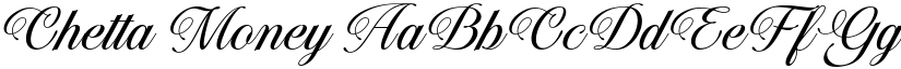 Chetta Money font
