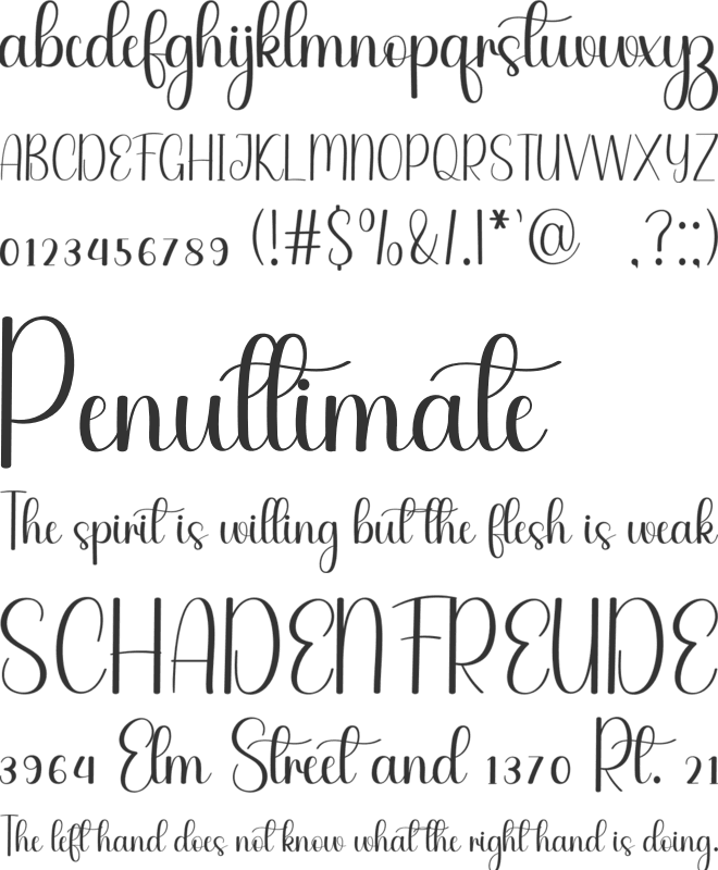 Camping Ground font preview