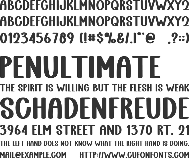 Dreaming Princess font preview