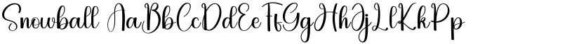 Snowball font