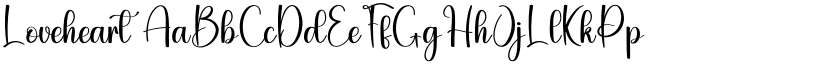 Loveheart font