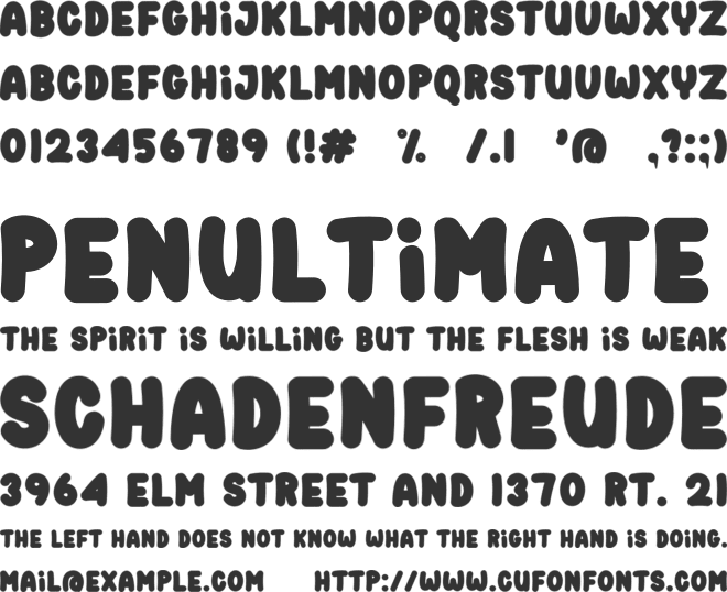 Sunny Forever font preview