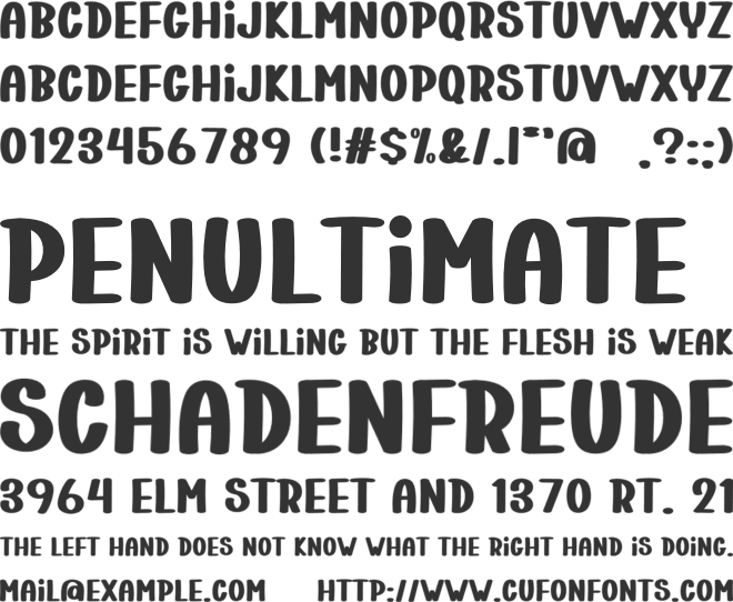 Badrips font preview