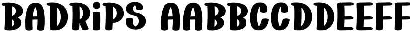 Badrips font download