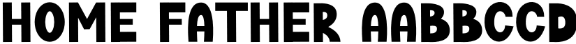 Home Father font