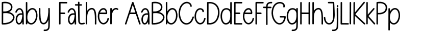 Baby Father font