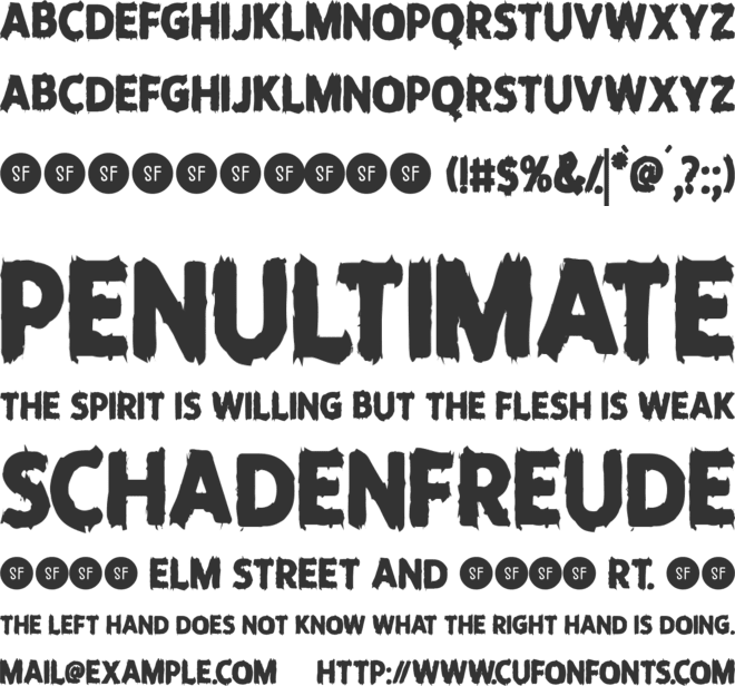 Ghost Walk font preview