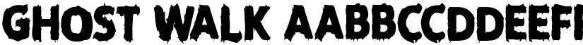 Ghost Walk font