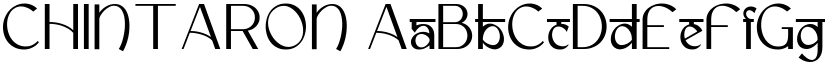 CHINTARON font download
